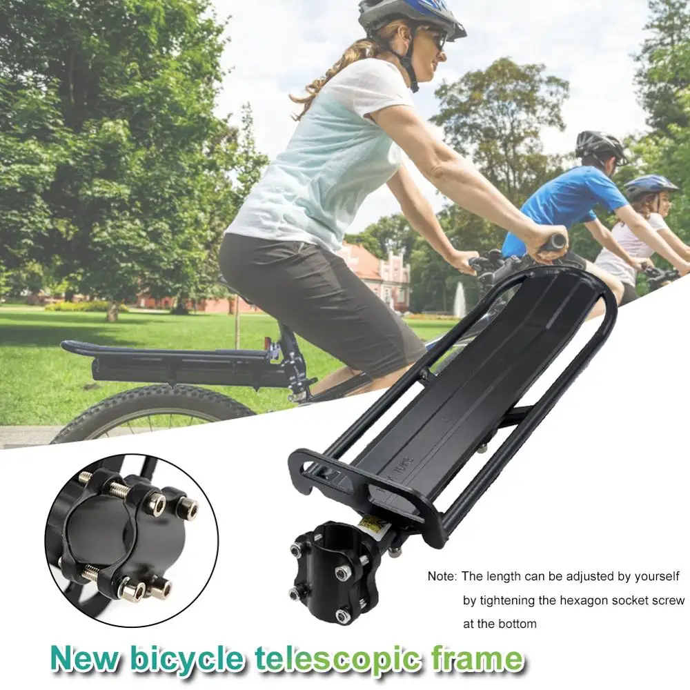 

Велосипедная задняя полка для горного велосипеда, плоская Выдвижная переносная стойка для велосипеда, быстросъемная регулируемая стойка д...