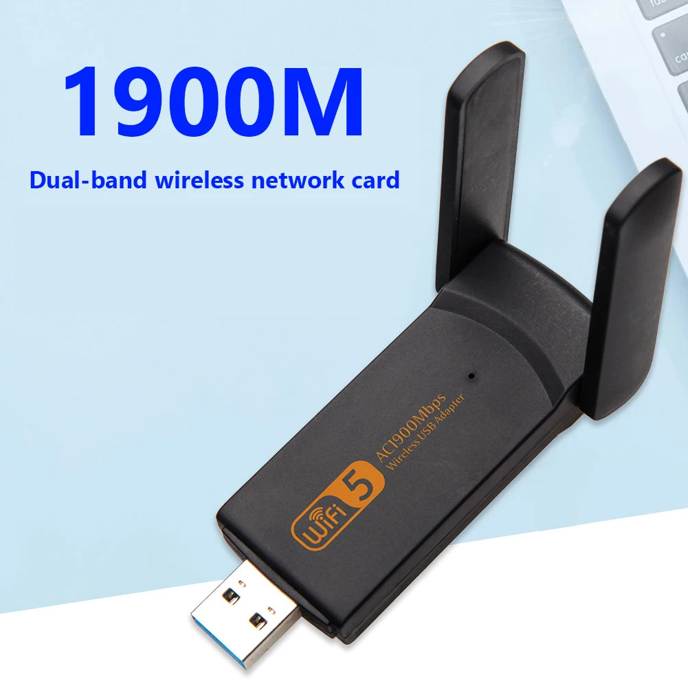 

USB Wi-Fi адаптер 5,8 ГГц + 2,4 ГГц USB3.0 приемник беспроводная сетевая карта Lan Wi-Fi высокоскоростная антенна для ПК настольного ПК ноутбука