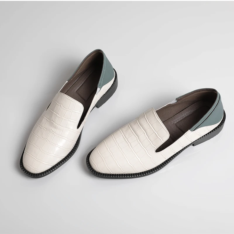 Женская повседневная обувь на плоской подошве; женские лоферы ручной работы; винтажные разноцветные женские кроссовки из мягкой натуральной кожи; модная обувь