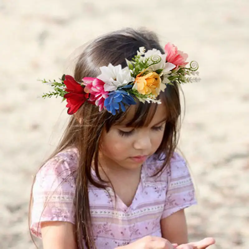 В наличии в Великобритании повязка на голову с цветочным рисунком для