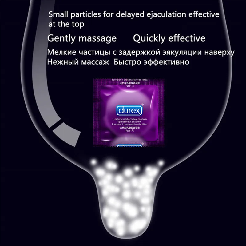 Ультратонкие презервативы Durex для мужчин ребристые с пупырышками долговечный