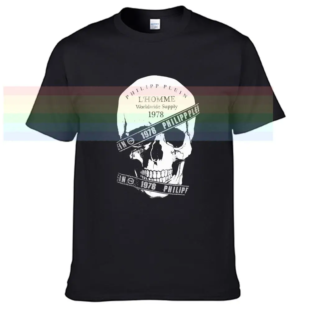 

philipp-plein T Shirt For Men unisex Printed T-shirt Couples T-shirt lovers Cotton Amazing Short Sleeve Tops N060