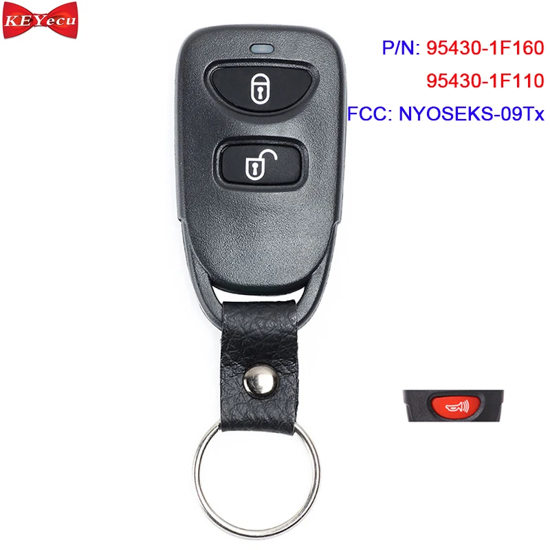KEYECU для Kia Spectra5 2008 2009 Sportage 2005 2010 дистанционный ключ брелок от машины 315MHz NYOSEKS 09Tx 95430
