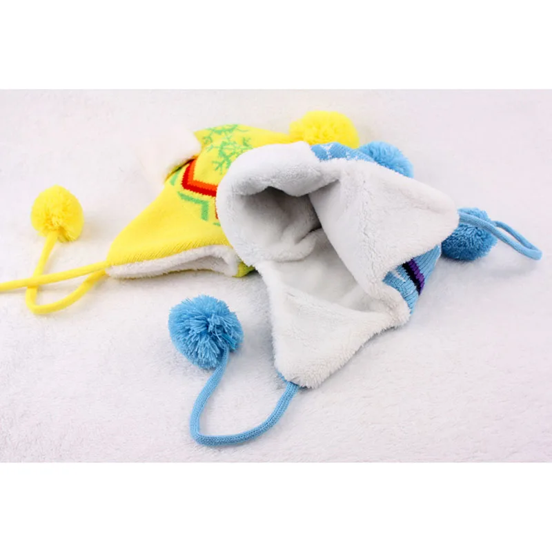 Baby Hat Winter Children Cap Girls Boys Knitted Beanies For Kids Cotton Solid | Детская одежда и обувь