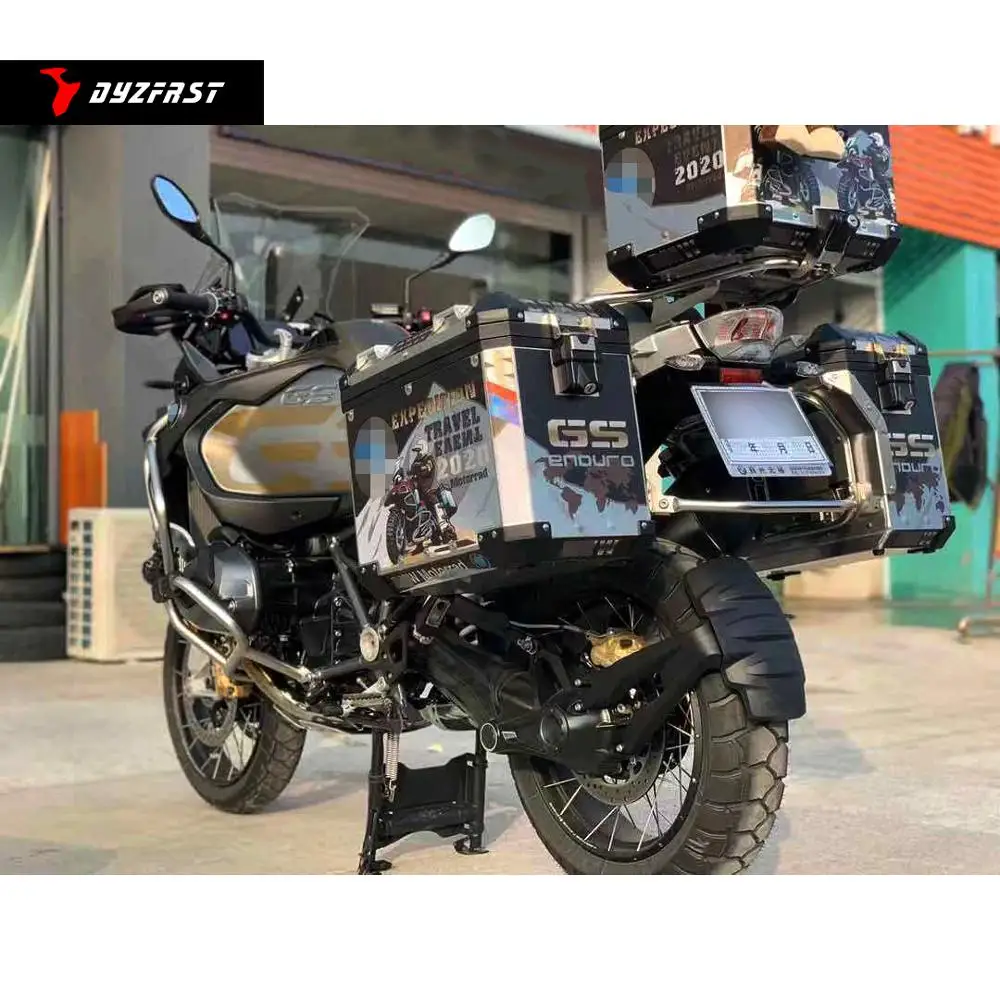 

Motorcycle Side Case Box Stickers Decals Pannier Cover Set Pads For R1200GS R1250GS Adventure F850 F800GS F750 F700GS