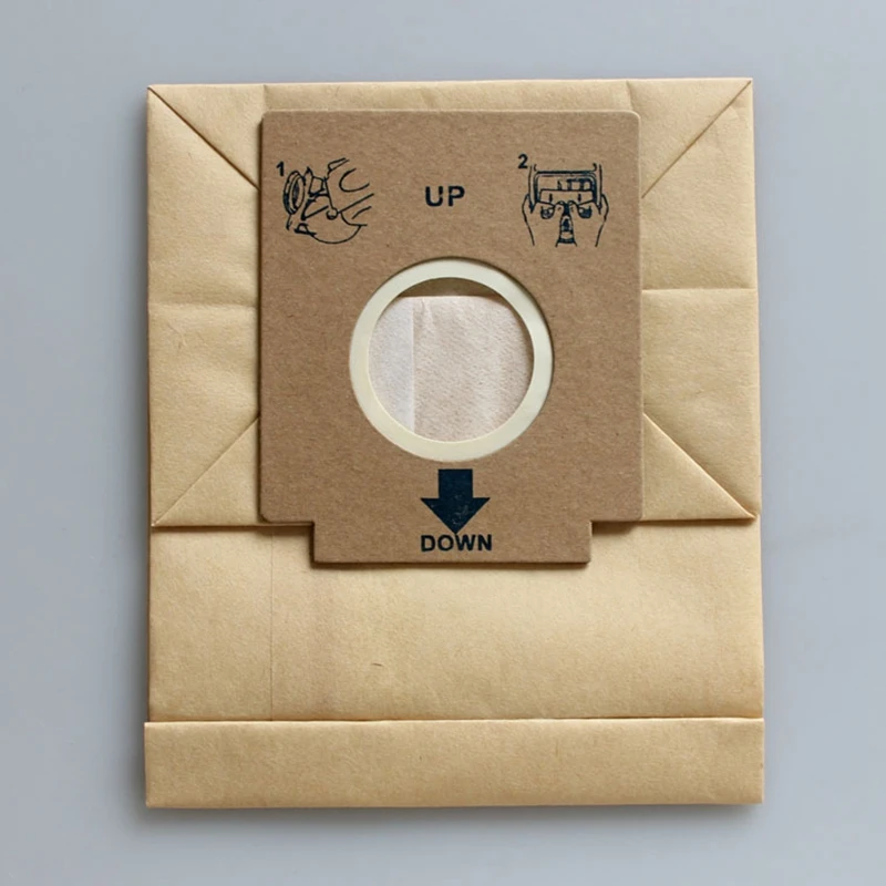 10 Pcs Vacuum Cleaner Kraft Paper Dust Bags Dual Filter Bag Fit for Z1480 ZW1200-211 ZC1120B ZC1120R ZC1120Y ZMO1510 ZMO151 | Бытовая