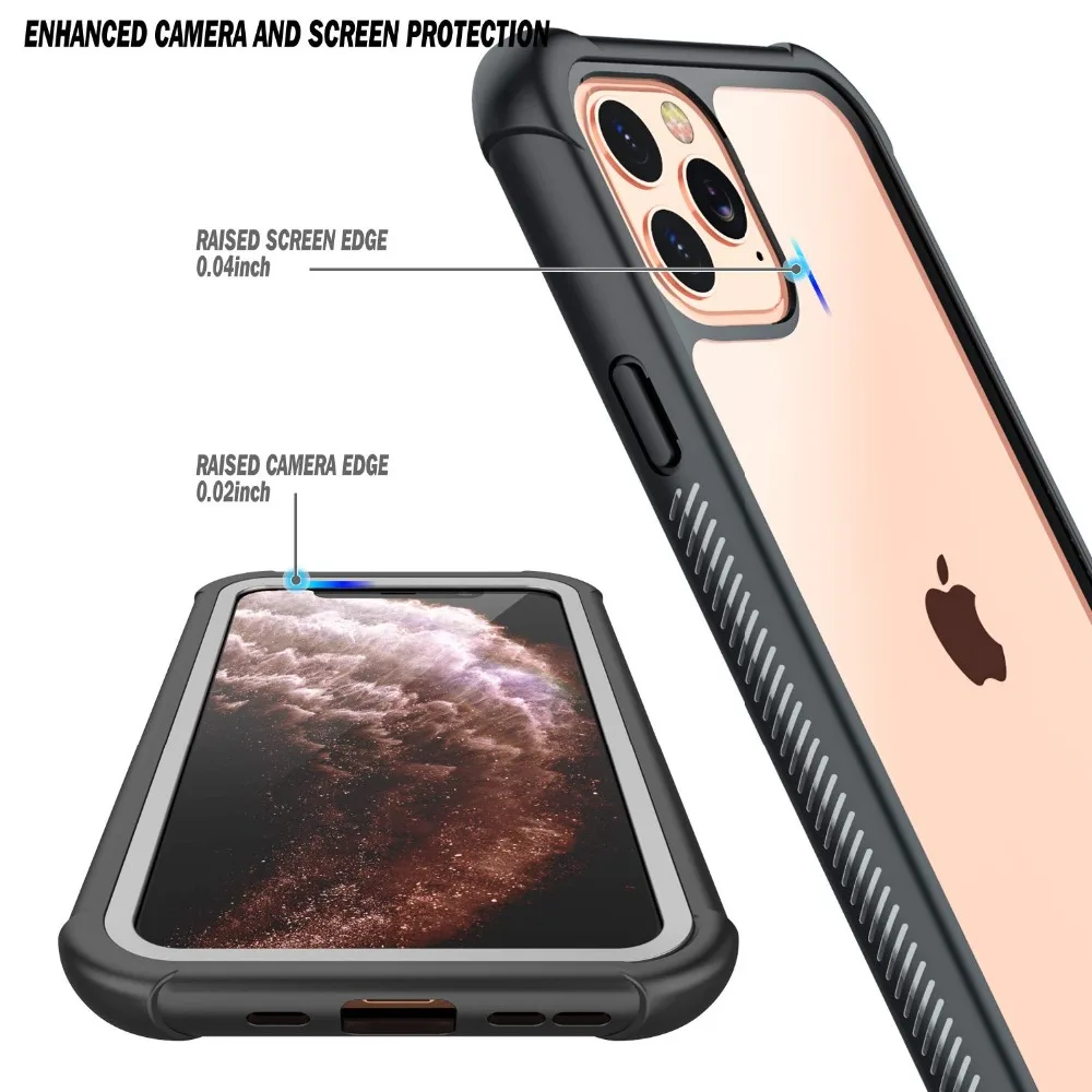 Для iphone 11 чехол водо-и Шок Грязь непромокаемое защита для Apple iphone 11 Pro Max чехол для телефона с сенсорным ID карты