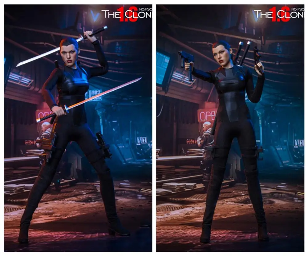 Полный комплект Женская фигурка FS018 клон 2 0 экшн модель 1/6 Коллекционная для