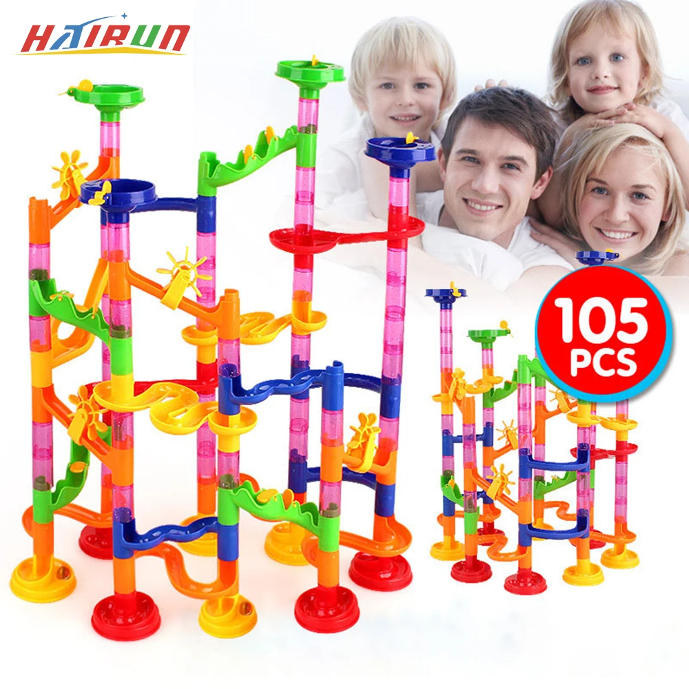 

105 шт., Детский конструктор «Marble Run»