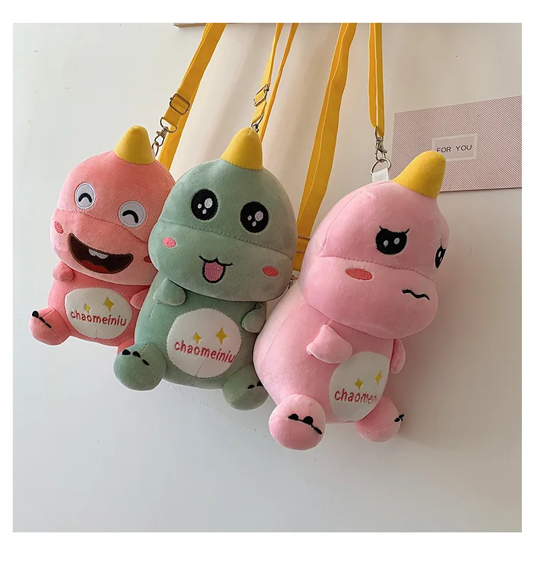 Горячая динозавр Плюшевый Рюкзак Kawaii Динозавр мир плюшевые животные сумка на плечо милые дети портмоне плюшевые игрушки подарок на год