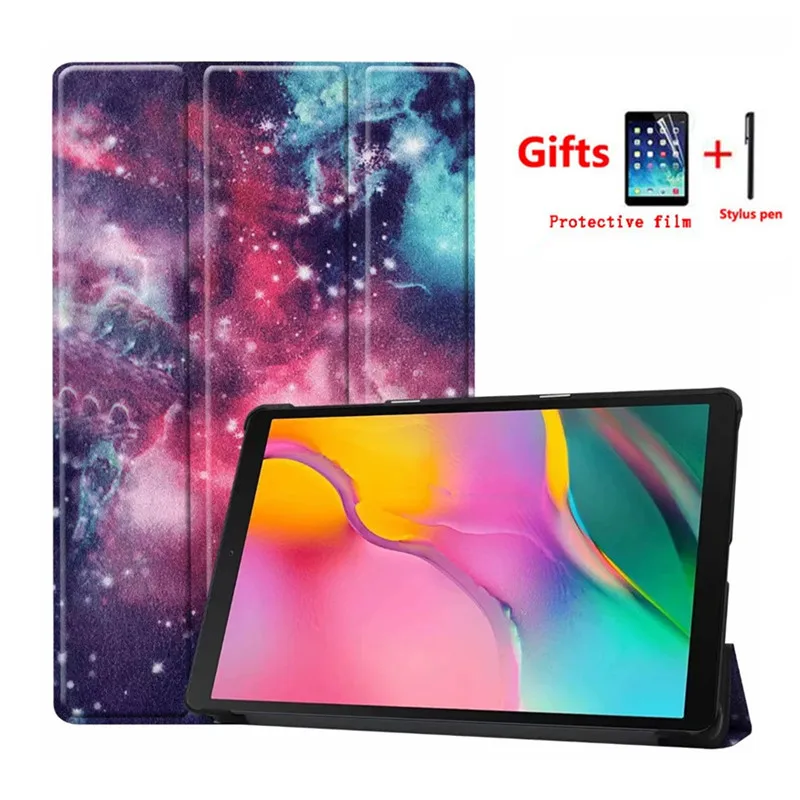 Ультратонкий чехол для Samsung Galaxy Tab A 10 1 2019 SM T510 T515 смарт Фолио искусственная кожа
