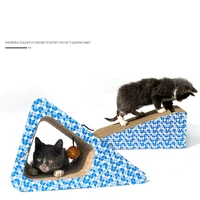 cats cardboard scratch board cat scratcher toy pad grinding nails interactive protecting furniture corrugated paper cat toy