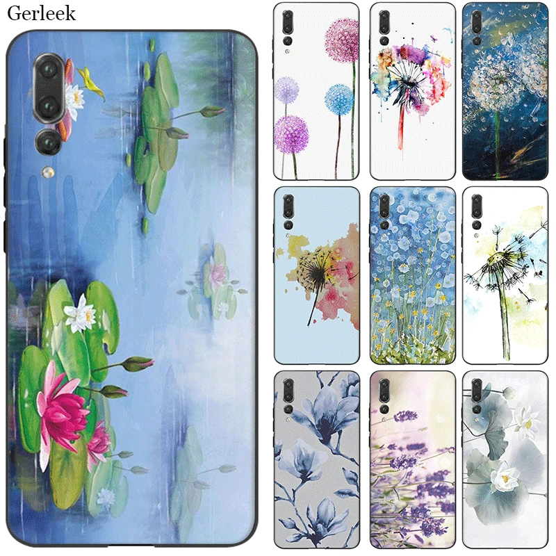 Чехол для мобильного телефона из ТПУ Honor 6A 7A 7X 7C 8X 8C 9X View 20 10 Lite Pro Cover акварельный