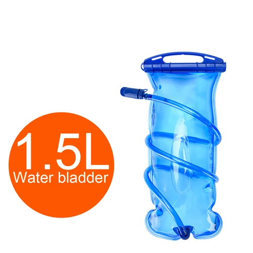 1.5L Water Bag Сумка для мочевого пузыря, резервуар для воды, гидратационный пакет 1Л 1.5л 2л 3л, сумка для хранения, BPA бесплатно, для бега, гидратационный жилет, рюкзак - Цвет: 1.5L Water Bag