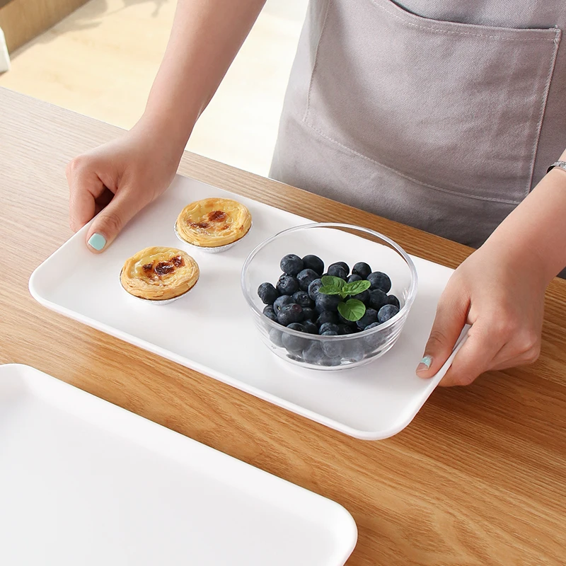 Креативное прямоугольное блюдо в скандинавском стиле поднос для хранения