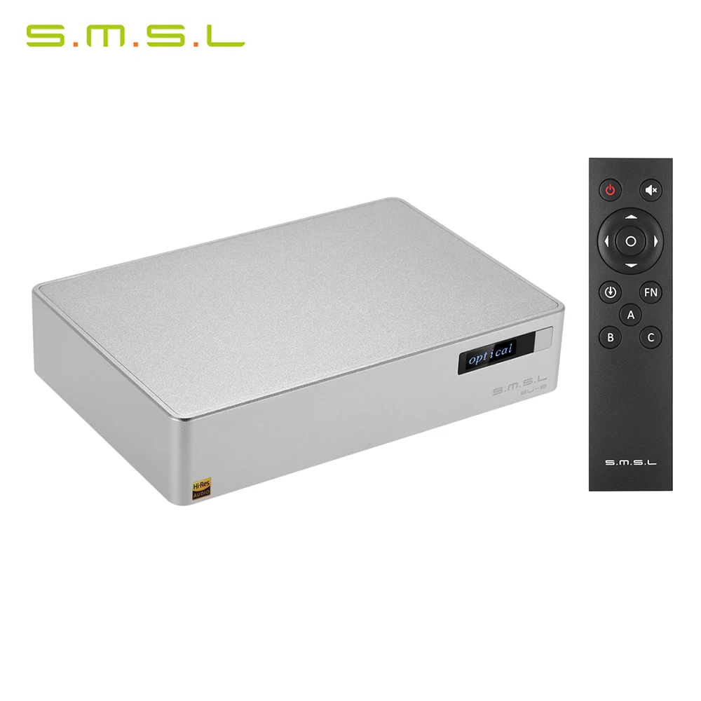 S.M.S.L SU 8 Hi Fi чистый DAC аудио декодер USB/коаксиальный/оптический Вход DSD цифро