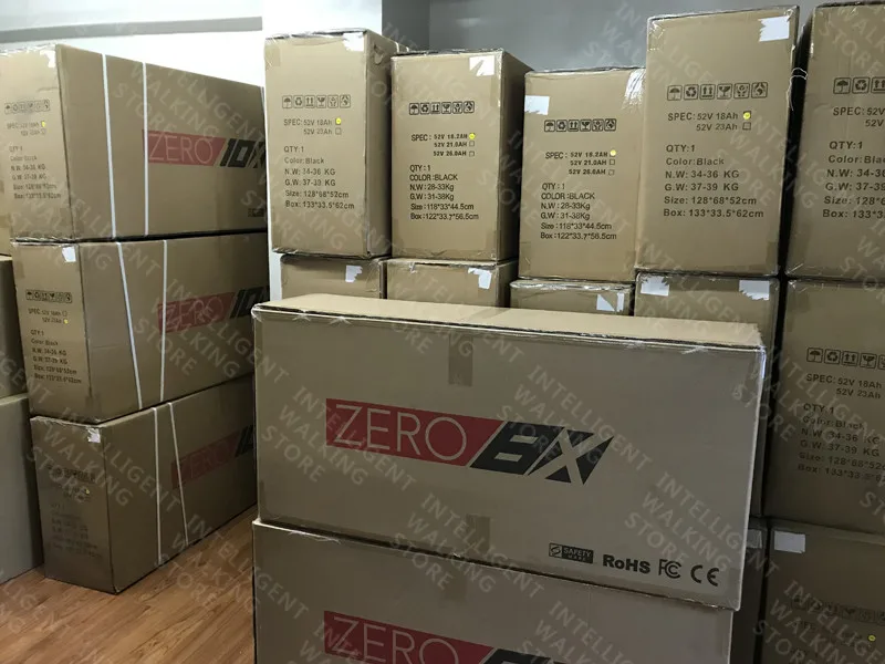 Бренд ZERO 10X Высокопроизводительный электрический скутер 52V 18AH/24AH(LG) двойной мотор 1000W* 2, гидравлический, максимальная скорость 65 км/ч