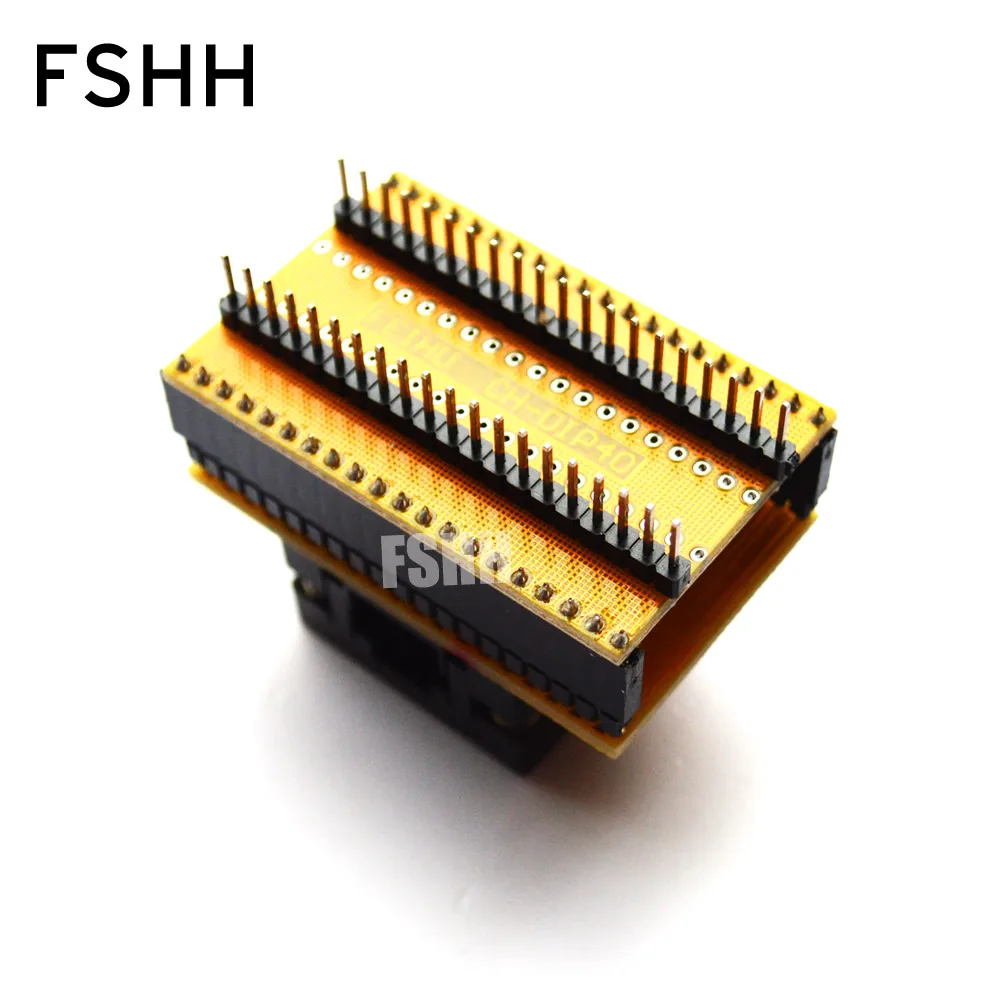 Разъем с открытым верхом QFN40 к адаптеру программирования DIP40 тестовое гнездо WSON40
