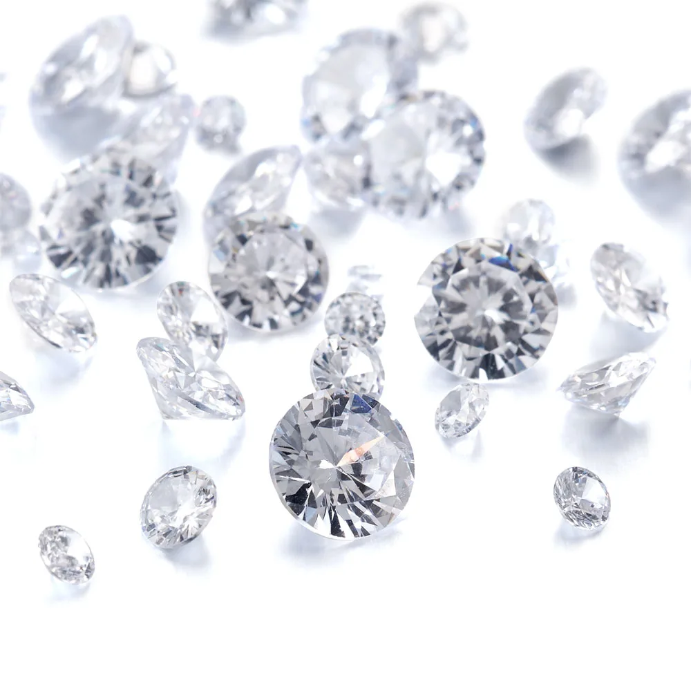 10-50 шт. прозрачные кабошоны из фианита | Украшения и аксессуары