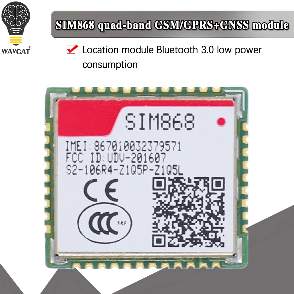 1 шт. SIM868 GSM GPRS Bluetooth GNSS SMS модуль вместо SIM808 SIM908|gsm gprs|module gsmgnss module |