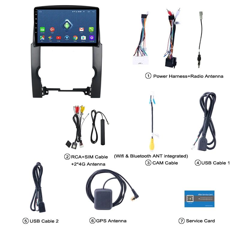 4 аппарат не привязан к оператору сотовой связи всей сети 10 дюймов HD светодиодный