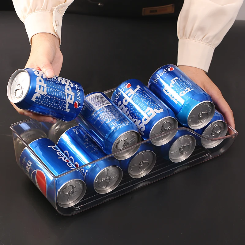 AMINNO Пиво Поп может Контейнер Организатор Box Прочный пластиковый холодильник для