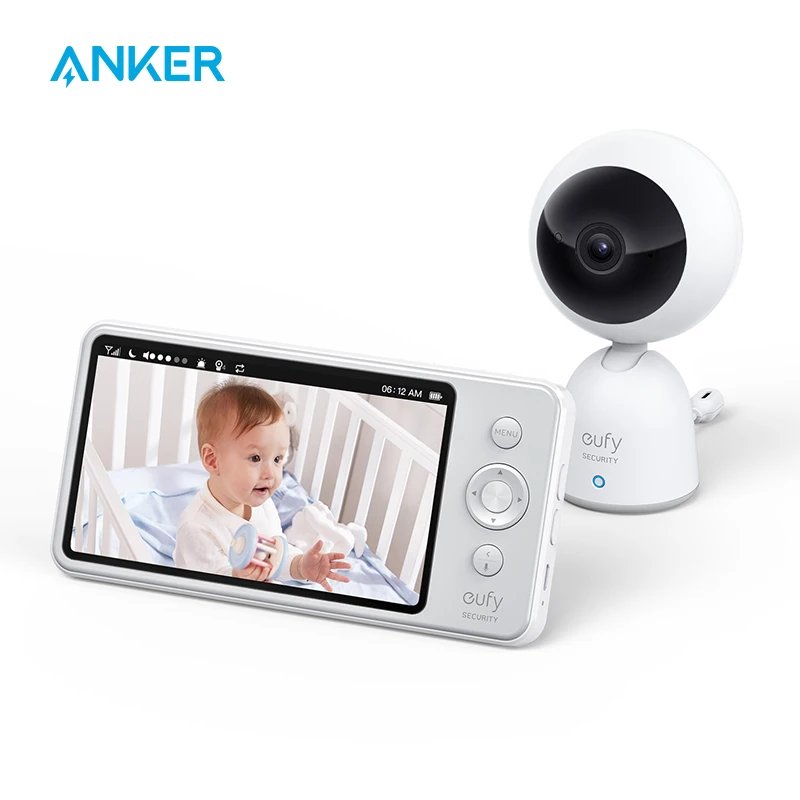 Видеоняня eufy Security разрешение 720p большой 5-дюймовый дисплей аккумулятор 5200 мАч