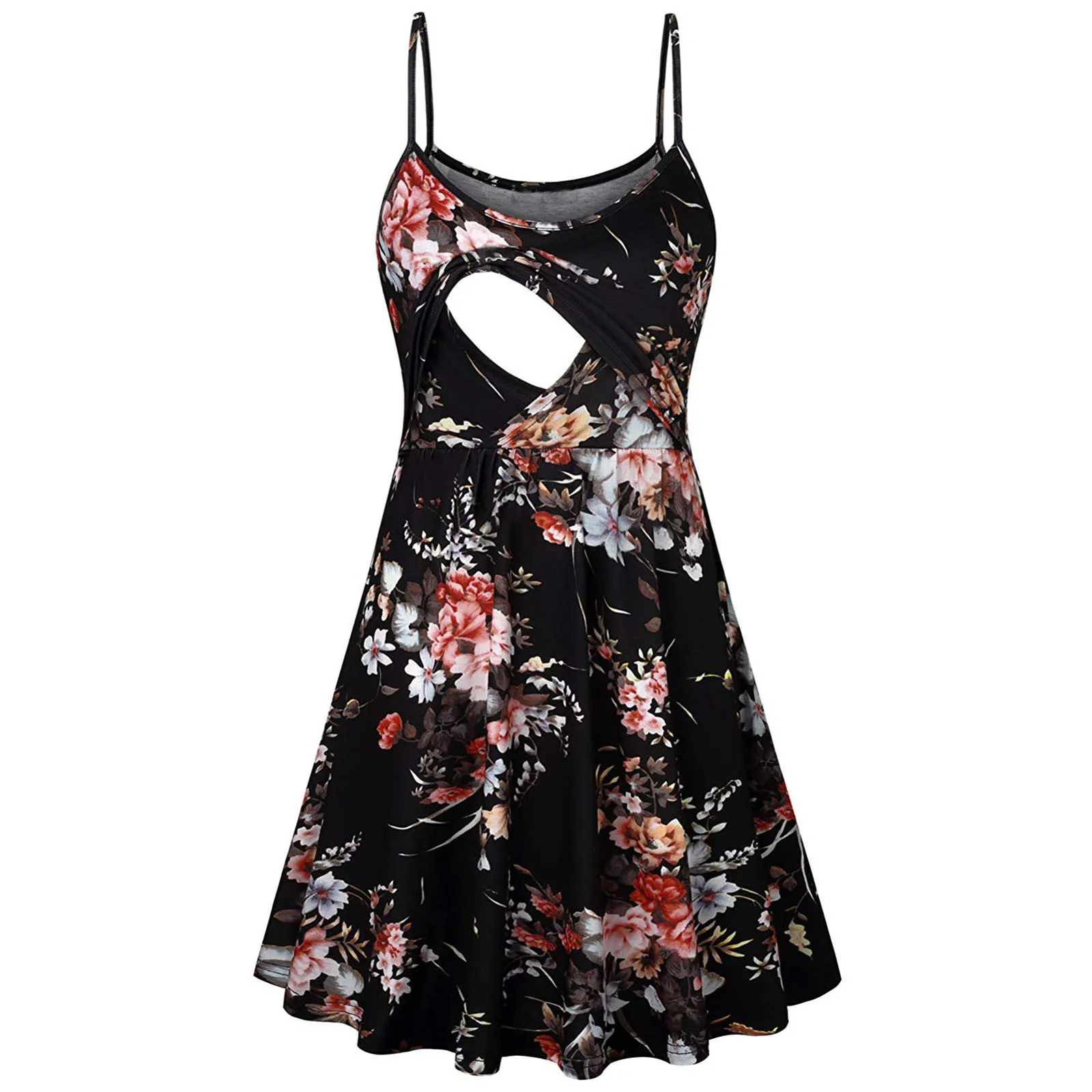 

Summer Marernity Dresses Pregnants Fashion Print Sling Breast-Feeding Pregnant Woman Pregnancy Nursing Dress robes de maternit