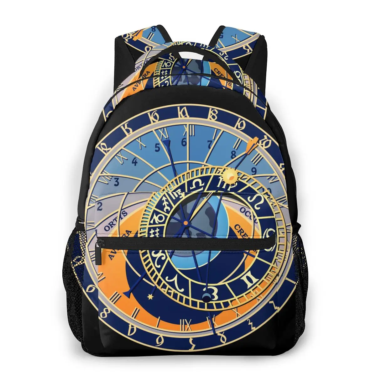 

2021 OLN дорожные рюкзаки, астрономические часы, Прага, часы, женский рюкзак, вместительная школьная сумка для подростков