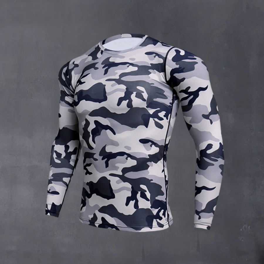 Running T-Shirt Men Long Sleeve Quick-Drying And Breathable Sports Active Wear for Gym Clothing Workout Shirt Male