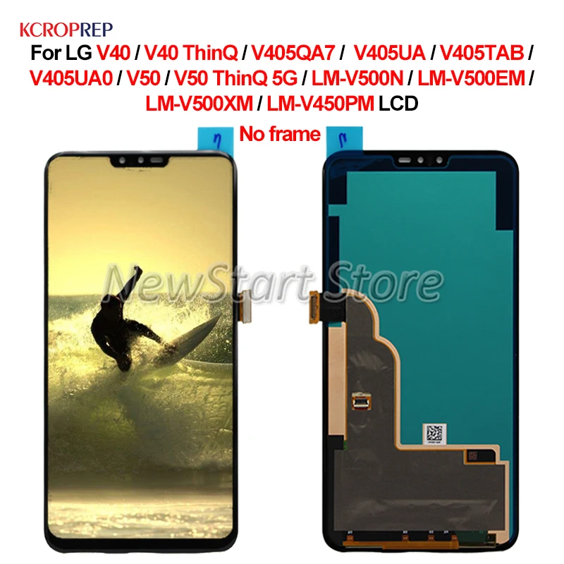 Для LG V40 V50 ЖК-дисплей для ThinQ аксессуары замены ЖК-дисплея 100% протестирован |