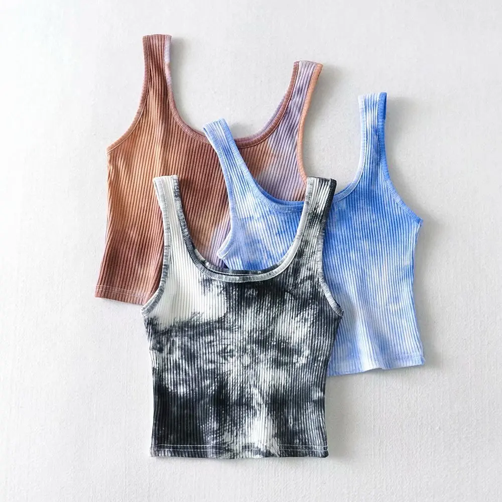 

Женский короткий топ в стиле ретро, модная пикантная Базовая майка с принтом, укороченная кофта без рукавов, клубный укороченный топ, жилет, ...