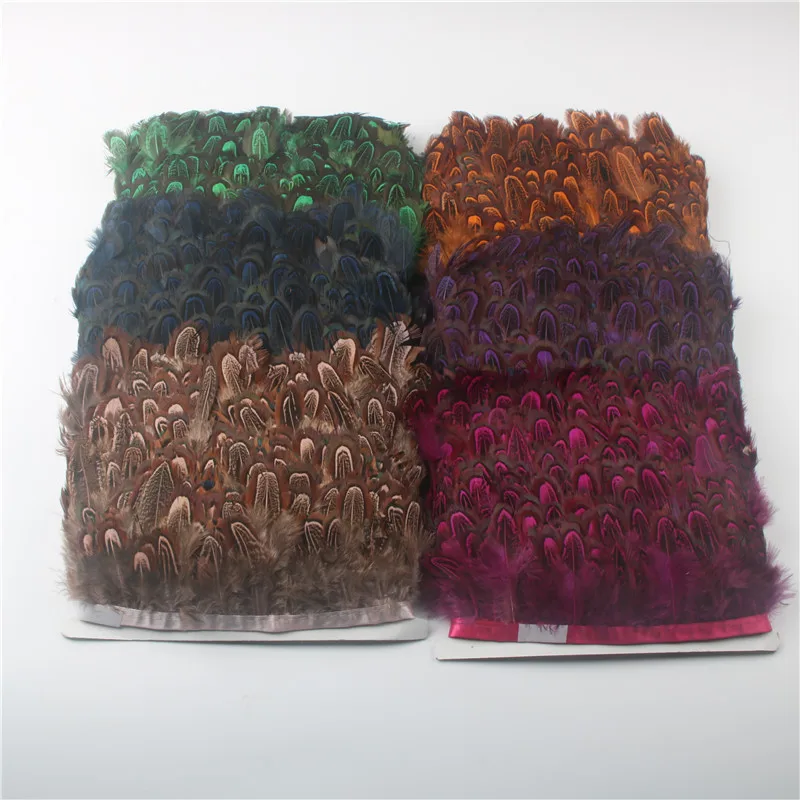 

Beautiful 10 Yard /lot Pheasant Feathers Trimming Trims 4.5-5cm/1.9-2inch Feathers for Craft Supplies Diy Plumes Plumas