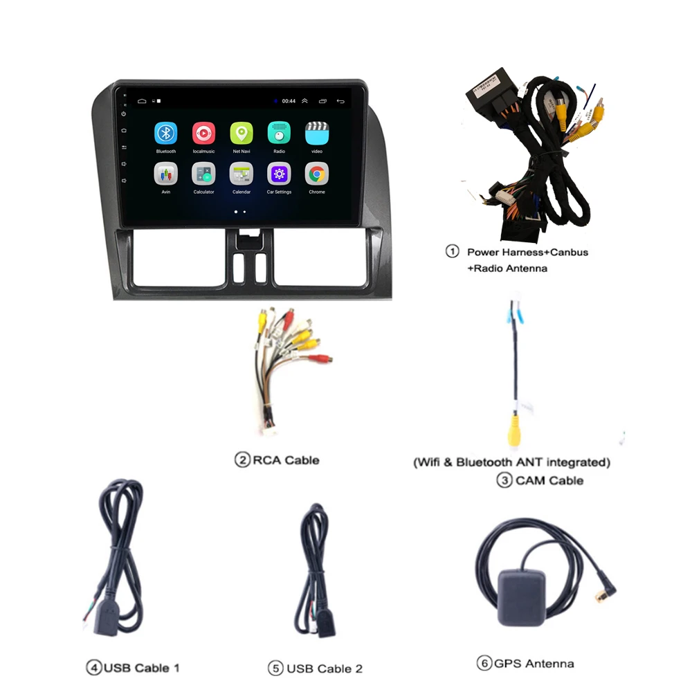 Автомагнитола 2 din на Android мультимедийный автомобильный радиоприемник