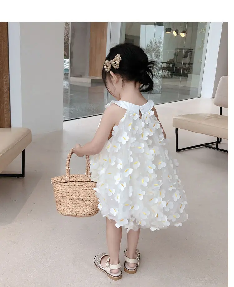 Летнее платье Тюлевая одежда для маленьких девочек 2021 пачка с бабочками детское