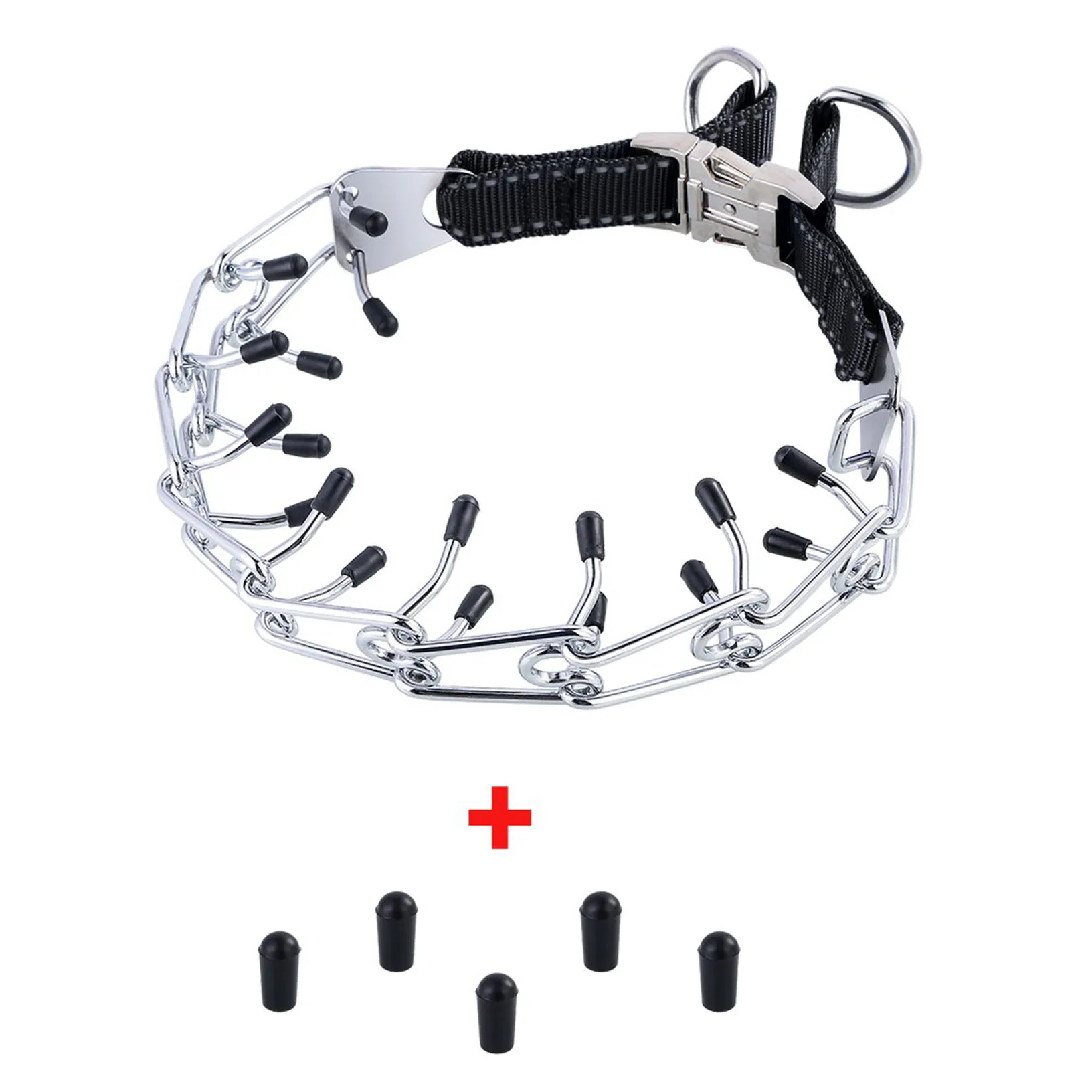 Новый Регулируемый Металлический Стальной зубчатый ошейник для дросселя