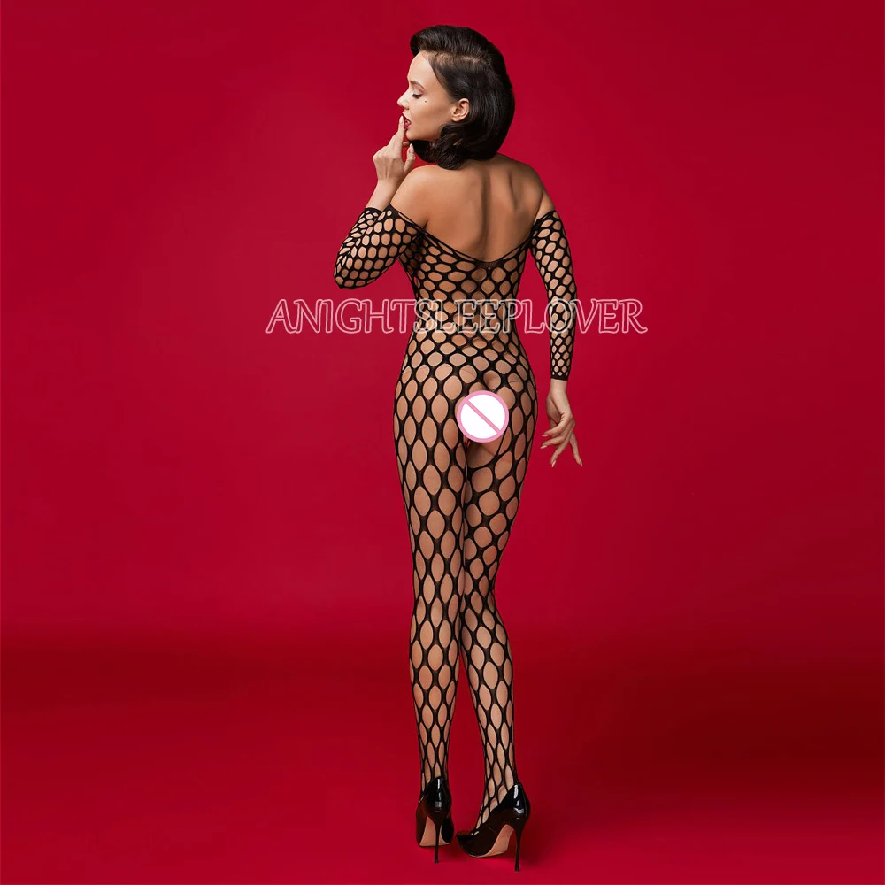 

Women Sexy Bodysuit Fetish Bodystocking Open Crotch Porno Sexi Crochless Teddy Sexy Erotic Baby Doll Costumes Overalls