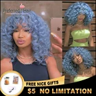 Предпочтительная полная челка 180% Плотность кудрявые человеческие волосы парик предварительно выщипанные кружевные передние парики малазийские Remy прозрачные кружевные парики для женщин