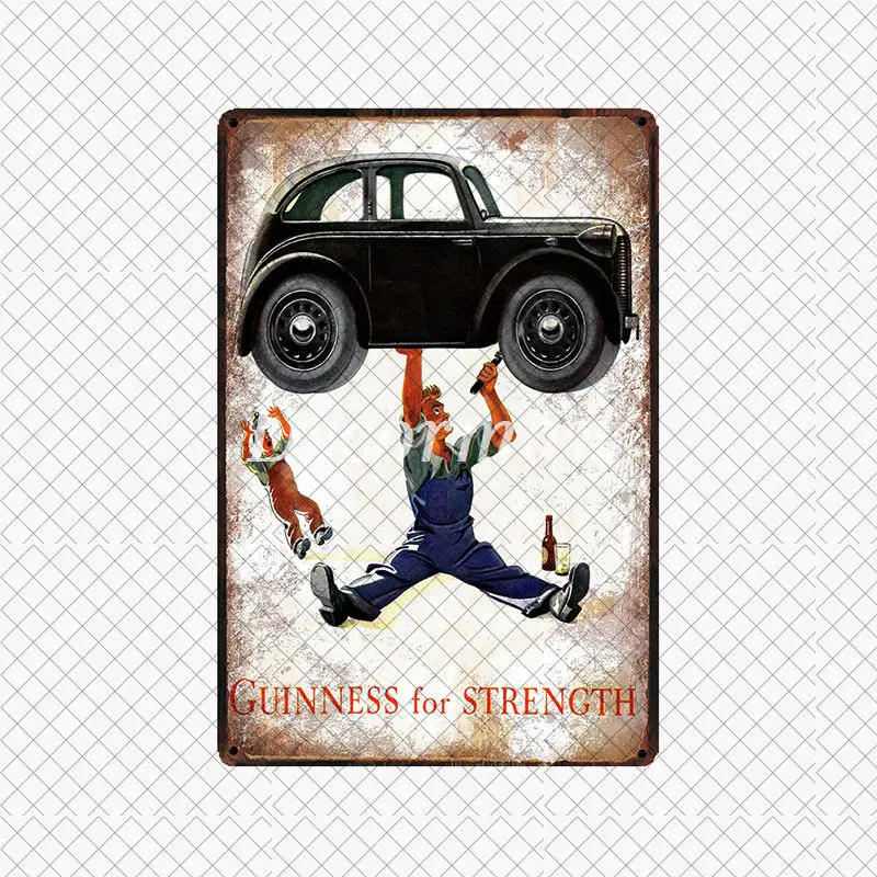 

[ Mike86 ] Guinness Beer Wine Metal Plaque Tin Sign Wall Posters Painting Gift Art Decor Bar Decoration LTA-2007 20*30 CM