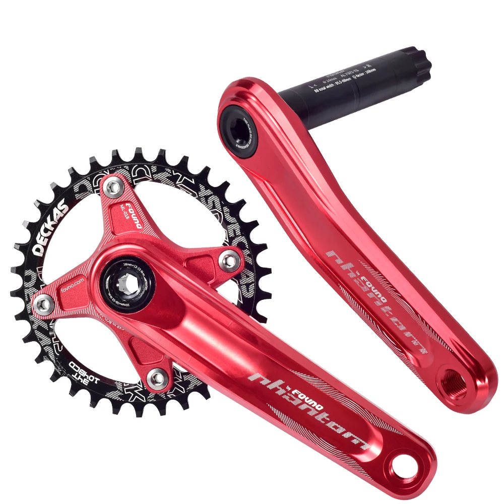 Велосипедная цепь Deckas 104BCD круглая узкая широкая 32T 34T 36T 38T MTB горный велосипед