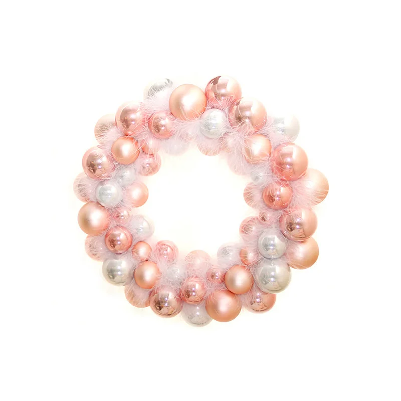 

2021NEW Christmas Balls Christmas Tree Hanging Ornaments Feather Ball Wreath For Home Natal Xmas Party Decoration Navidad New