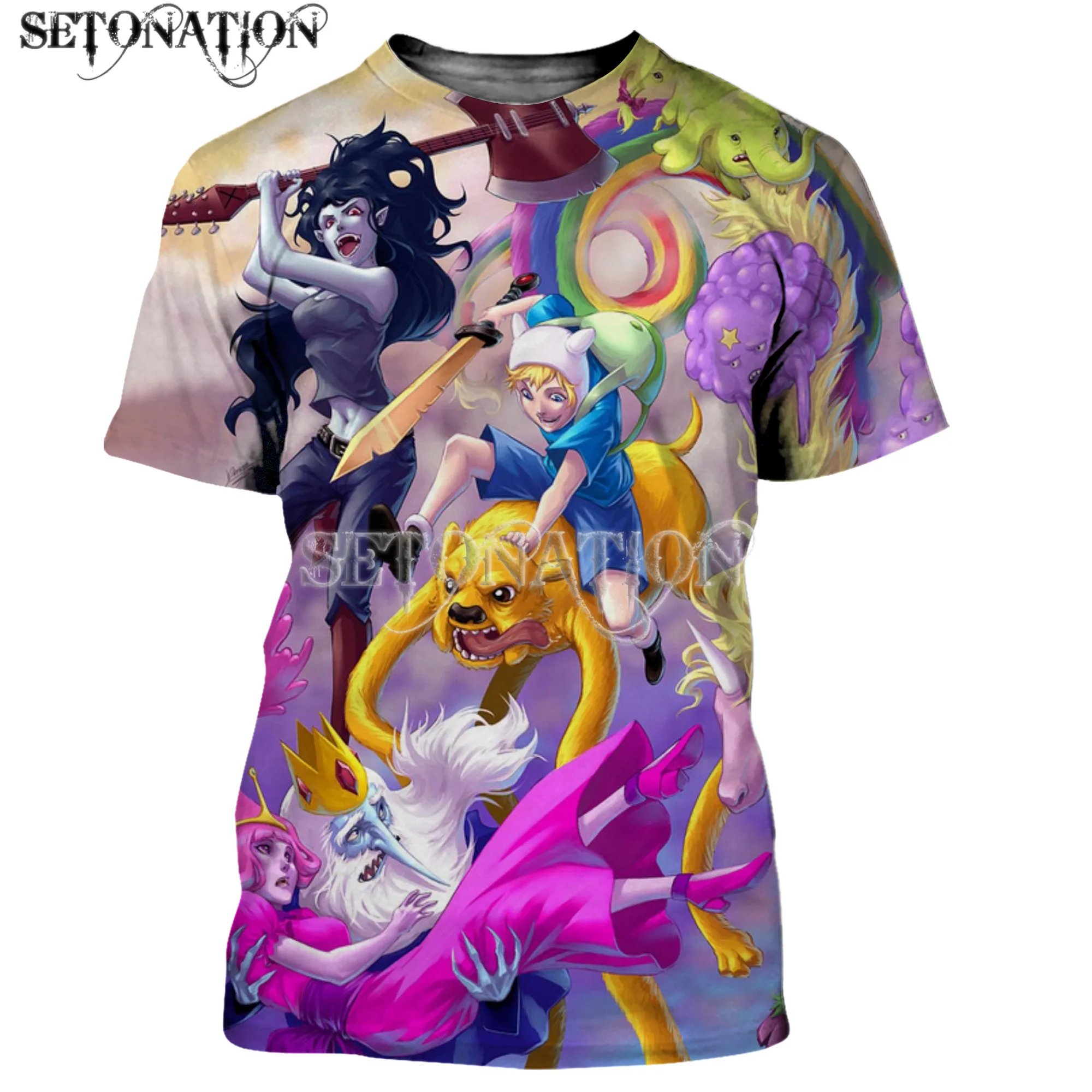 Из мультфильма Время приключений для мужчин/женские новые модные красивые 3D с