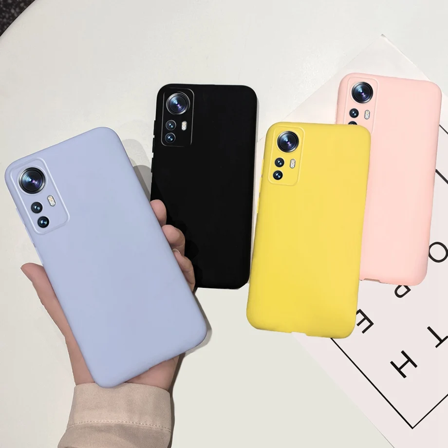 Фото Чехол для Xiaomi 12 5G Xiaomi 12X, 6,28 дюймов, 2021 Модный чехол-бампер из жидкого силикона на xiaomi12 Mi 12 12x X12, простой чехол №5