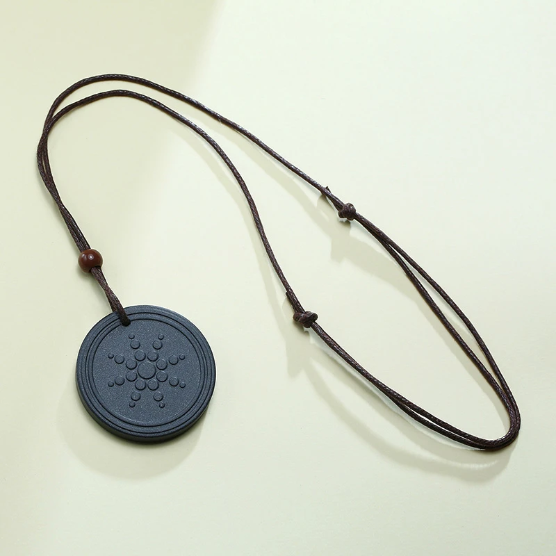 Ожерелье с подвеской из био квантовой скалярной энергии мужские украшения|black