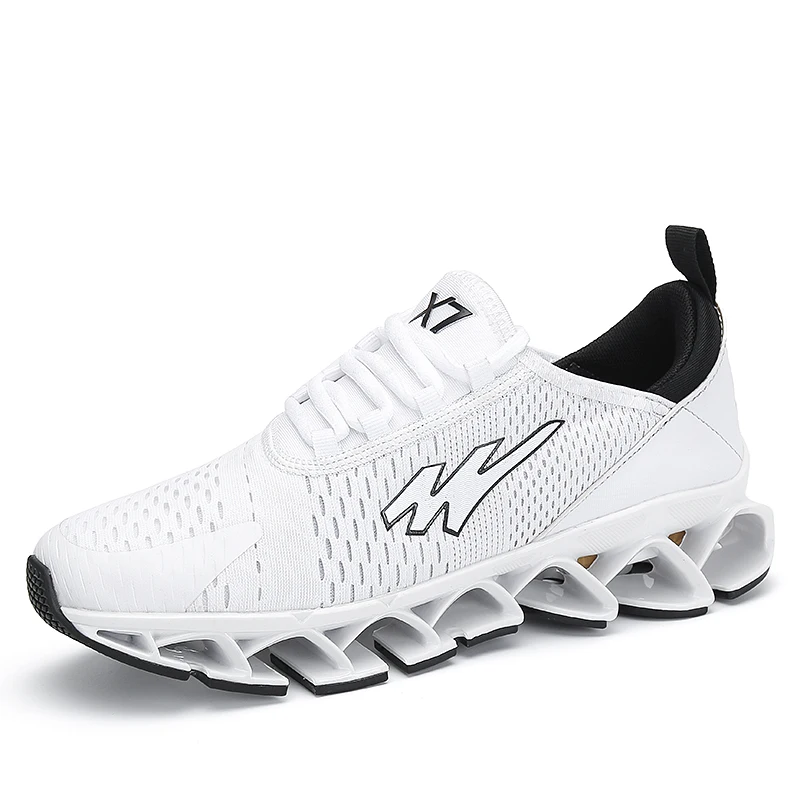 Кроссовки мужские сетчатые дышащие легкие кеды повседневная обувь плоская