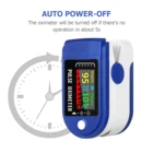 Цифровой измеритель уровня кислорода в крови, домашний прибор для измерения пульса и уровня кислорода в крови, OLED-дисплей