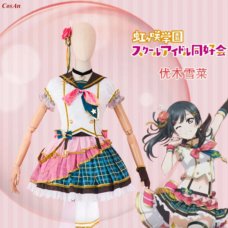 

Anime Love Live! Nijigasaki High School Idol Club Yuki Setsuna Cosplay Costume Just Believe Uniform Activity Role Play Clothing