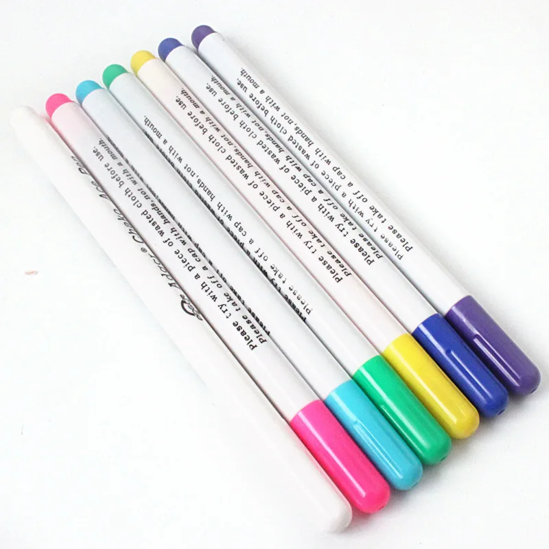 Set Water Soluble Fabric Marker Permanent Toddler Pen Paint Custom Liquid Chalk Sanitary Chalks No Toxic