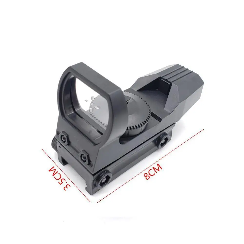 

Plastic Hunting sight Hot 20mm Rail Riflescope Hunting Optics Holographic Red Dot Sight Reflex 4 Reticle Tactical Scope
