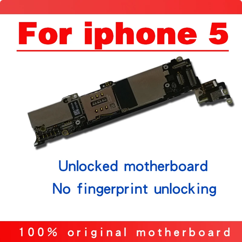 Полный разблокирован для iphone 5 материнская плата 100% оригинал в разобранном виде 5G
